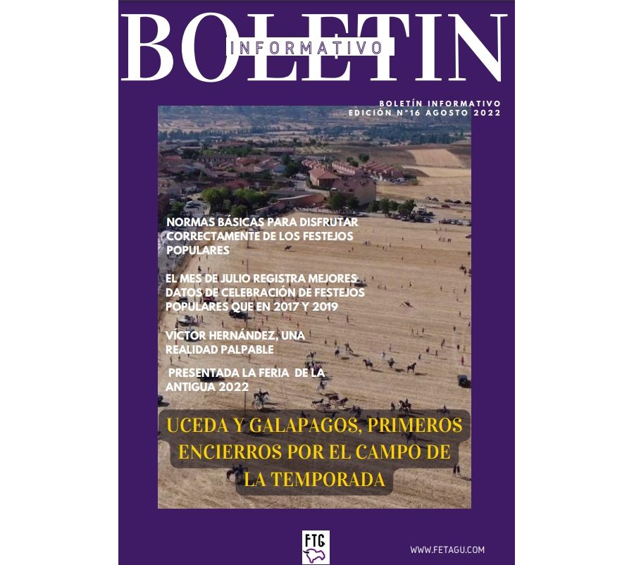 16. Boletín FTG AGOSTO 2022